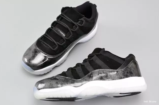 729  JORDAN 11 womens "BARON" 2506 (GS) AIR  RETRO LOW BG 528896- Trendy 0808